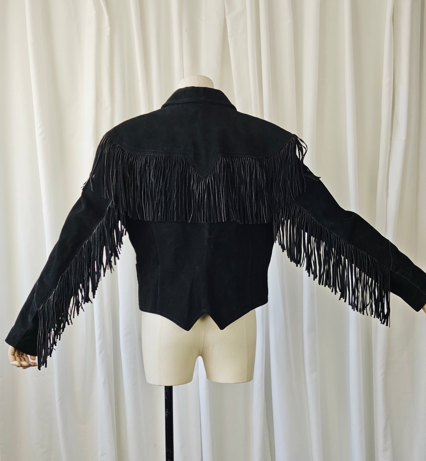 Suède fringe jacket