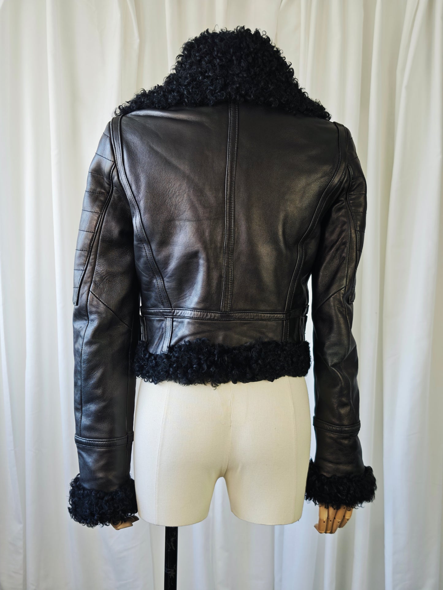Shearling aviator jacket