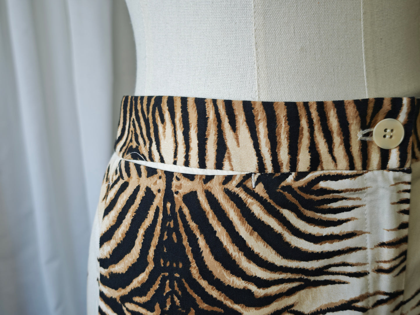Tiger capri trousers
