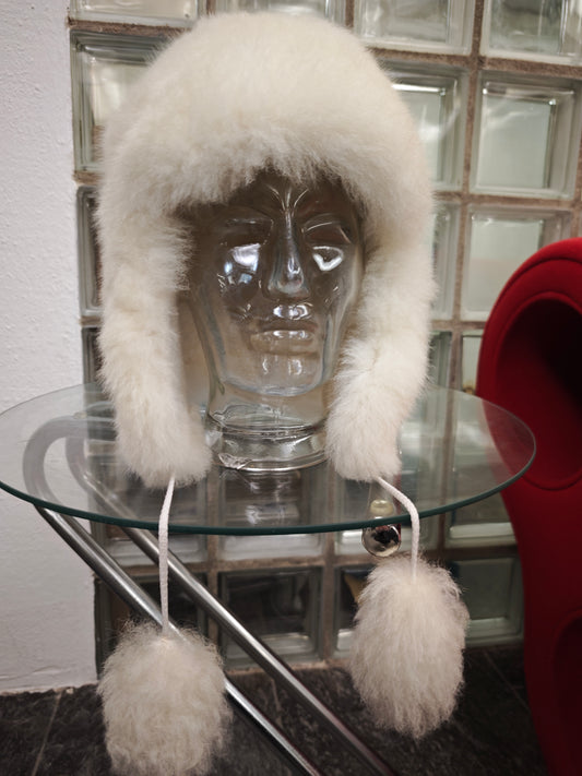 Rabbit fur hat - L