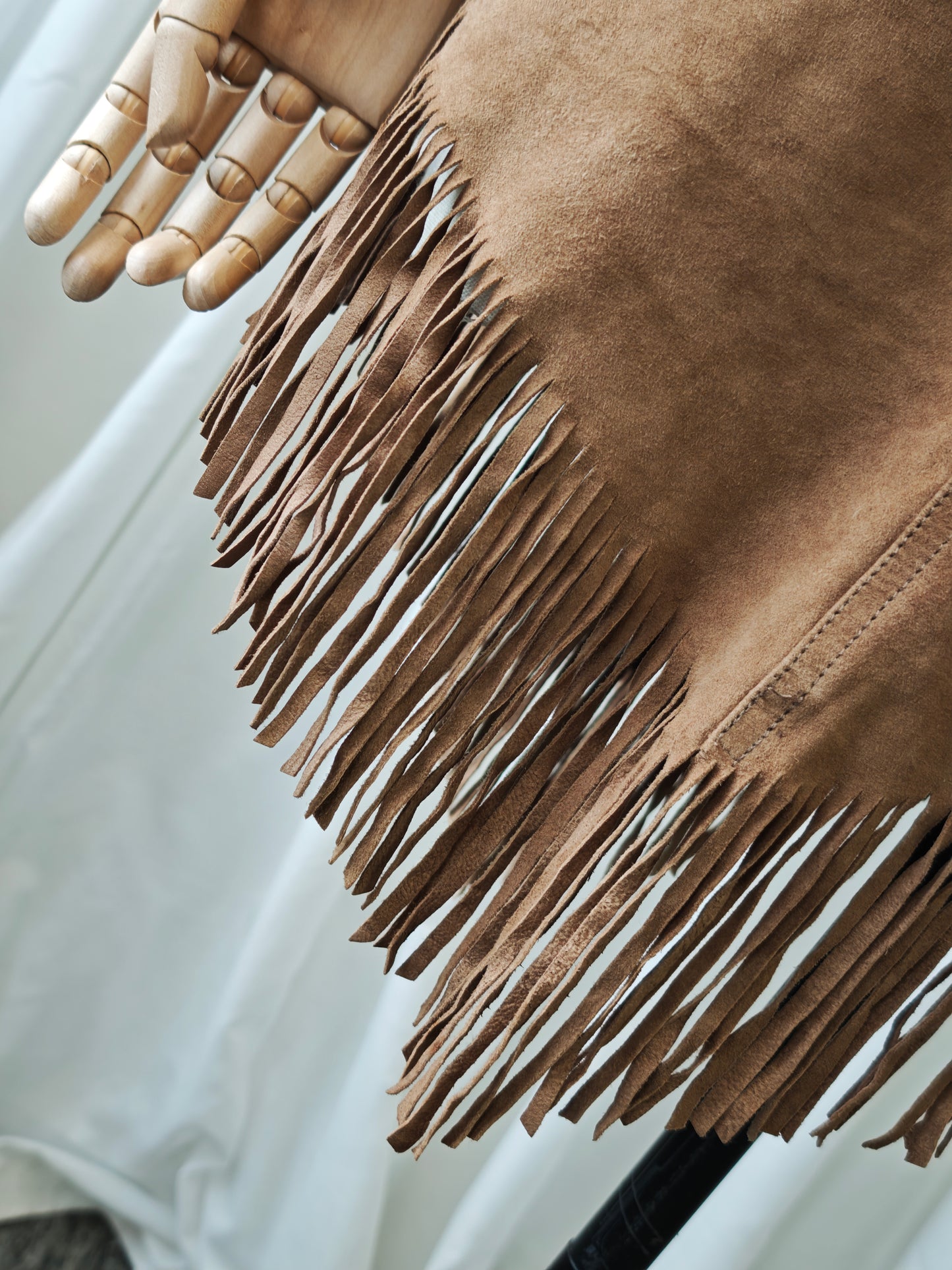 Fringe mini skirt