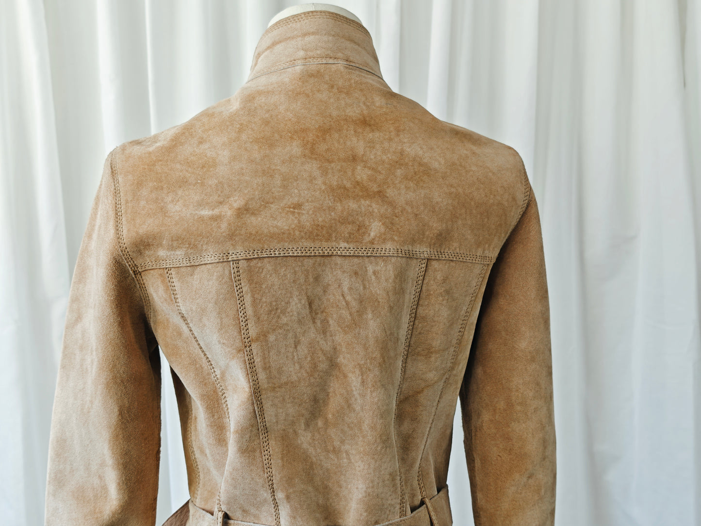 Minimalist suède jacket - S