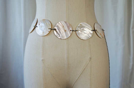 Natural shell belt