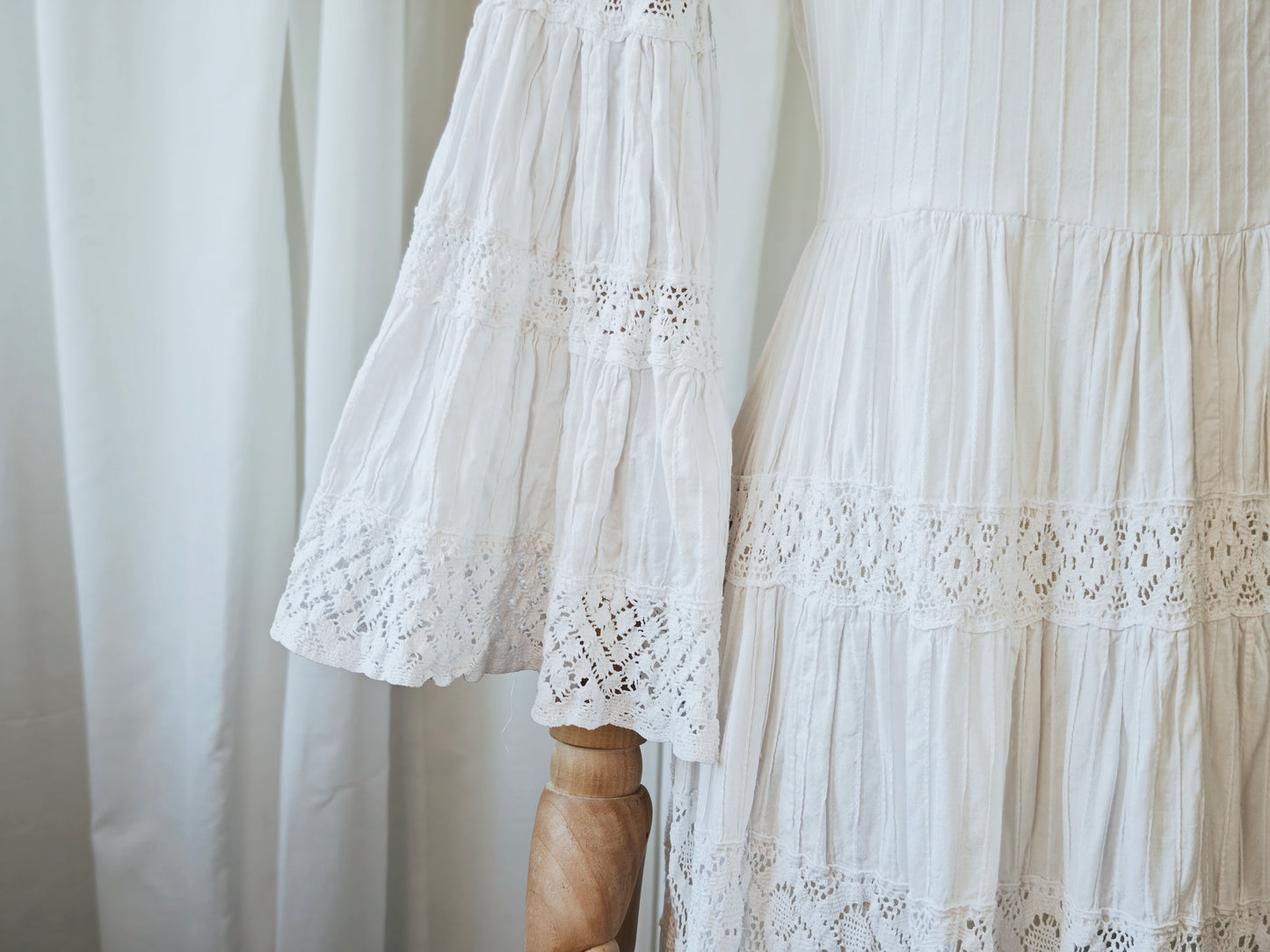 1970s mexican wedding dress