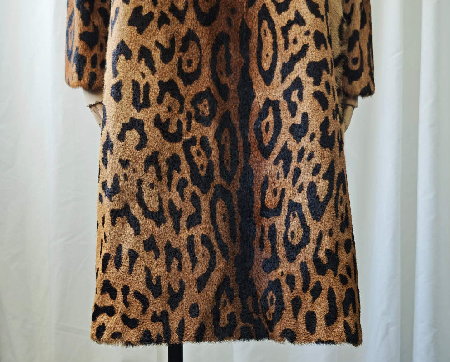 Hair on leopard coat