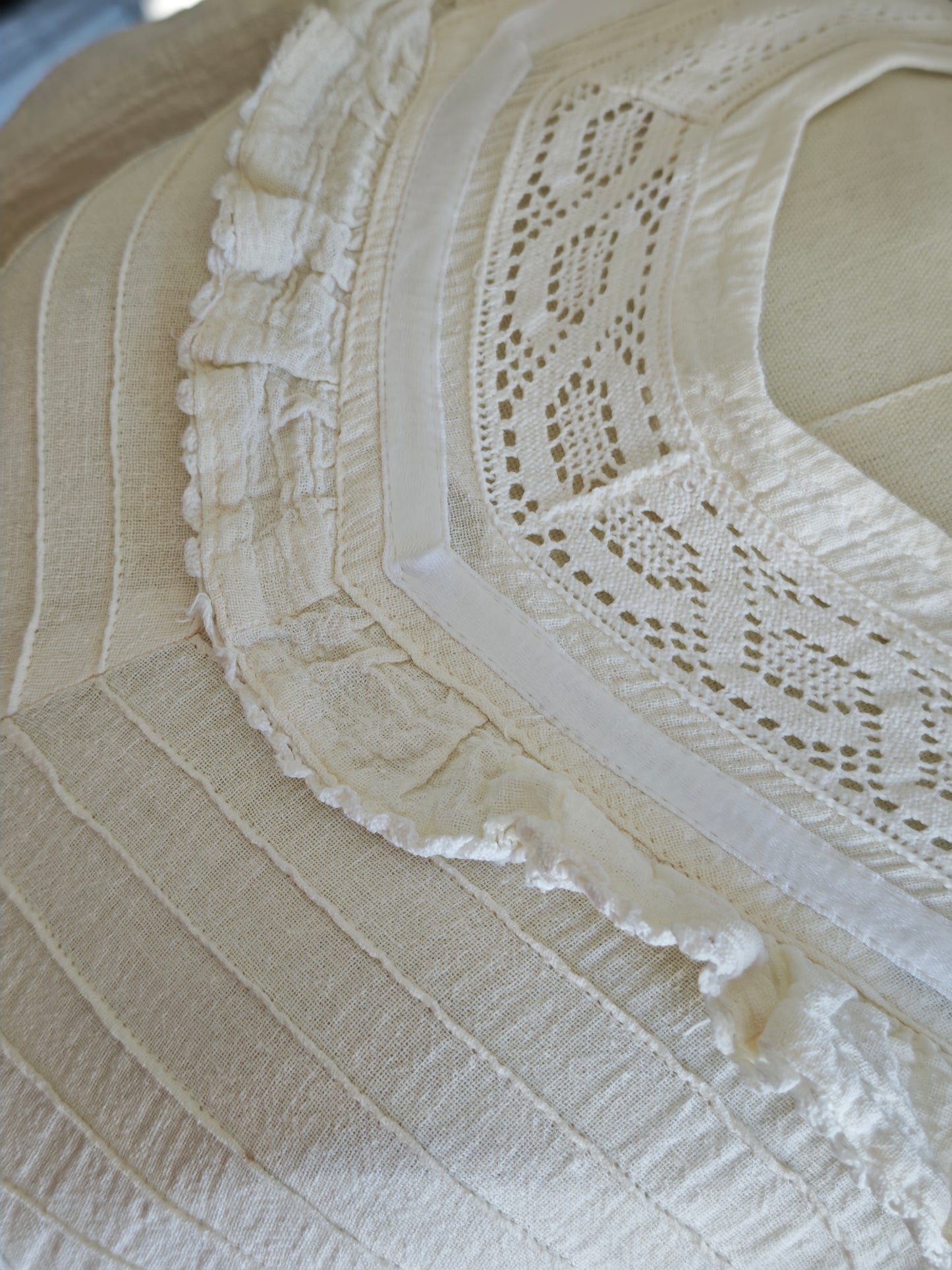 1970s cotton gauze dress