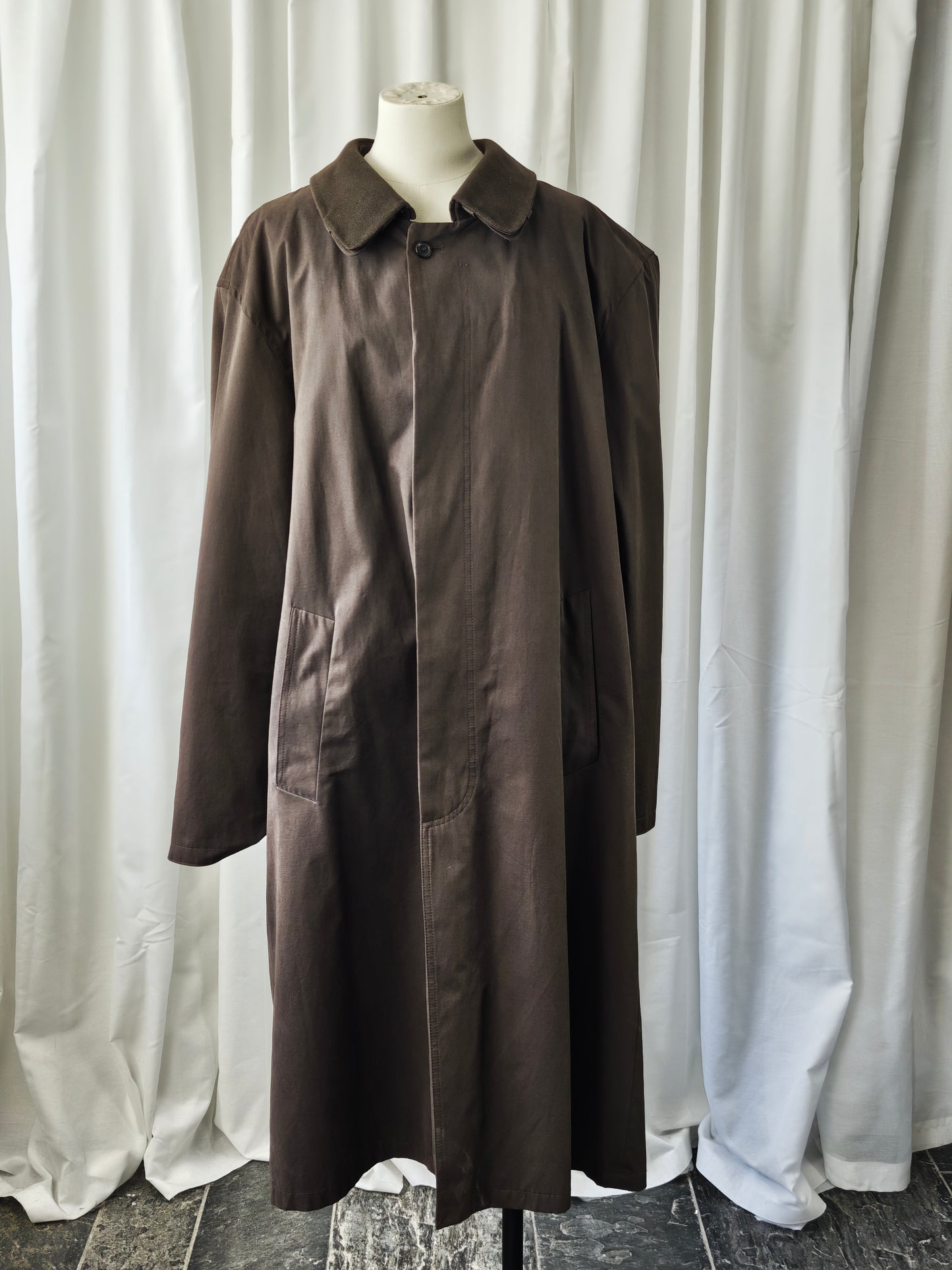 Chocolate brown bugatti trench - XL/XXL
