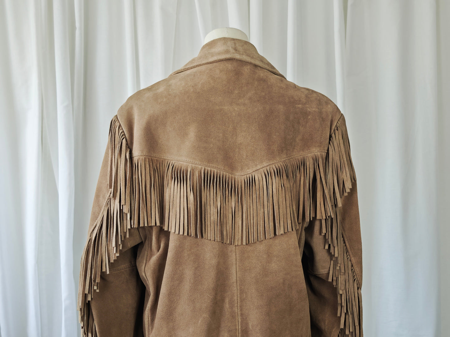 Suède fringe jacket