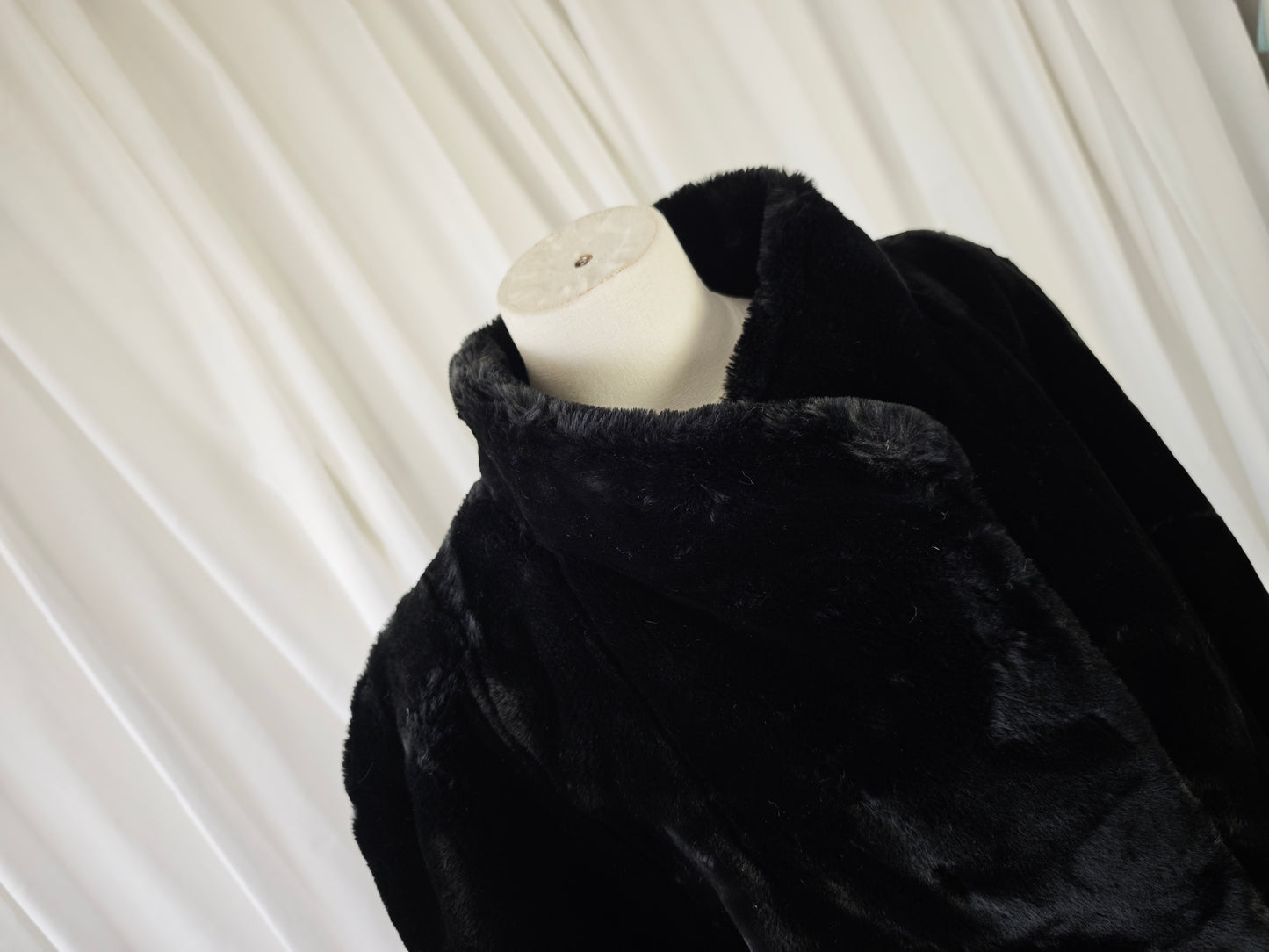 Faux fur maxi coat - XL/XXL