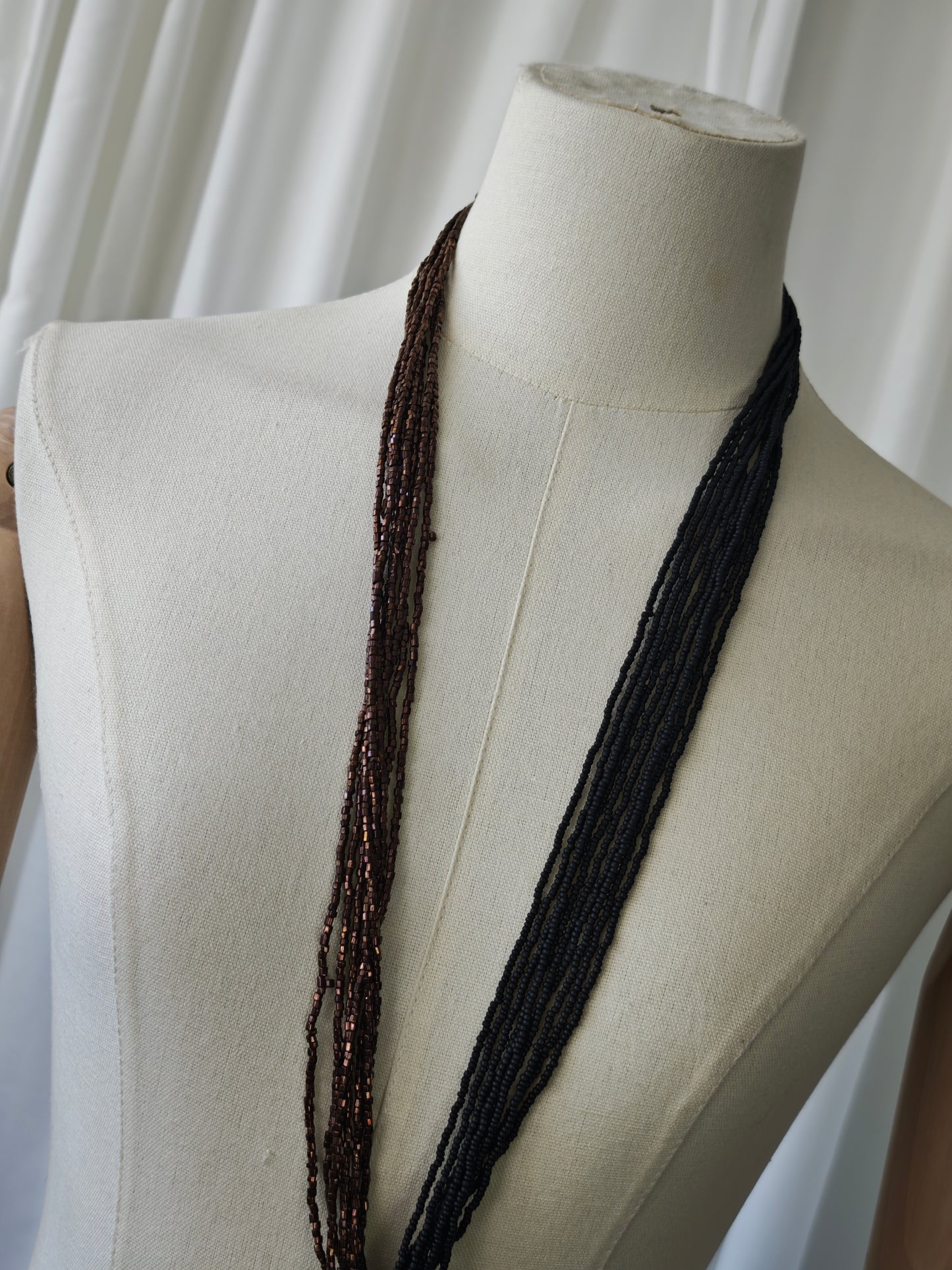 Beaded tassel pendant