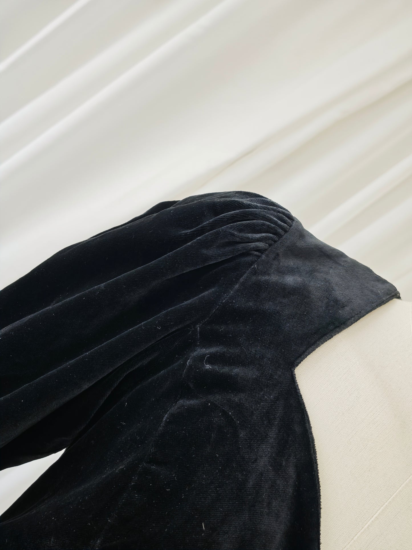 Velvet corset style blazer