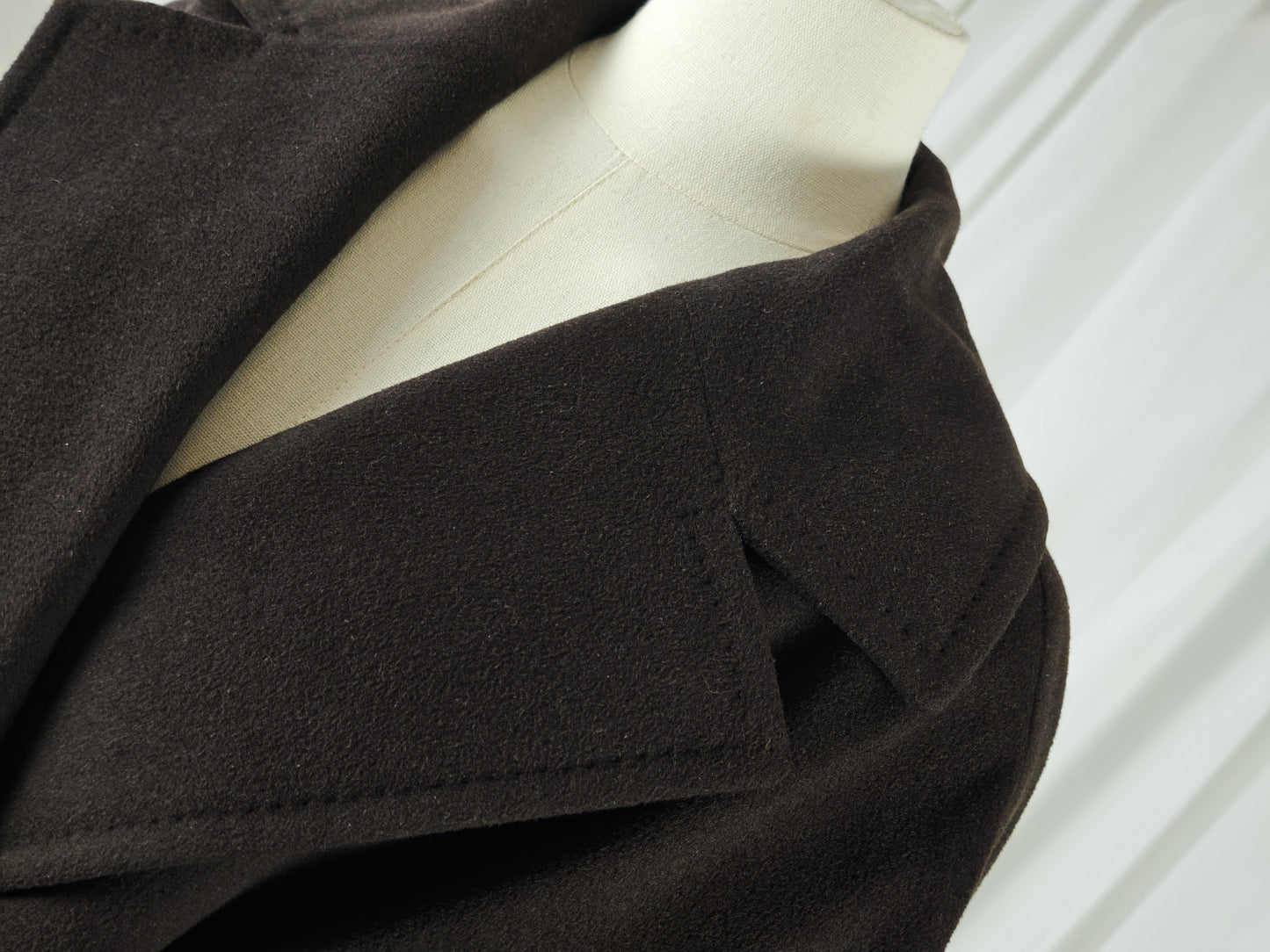 Chocolate brown coat - M/L