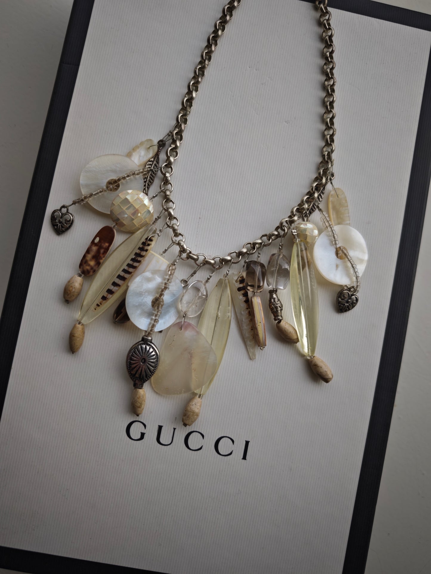 Statement bangle necklace