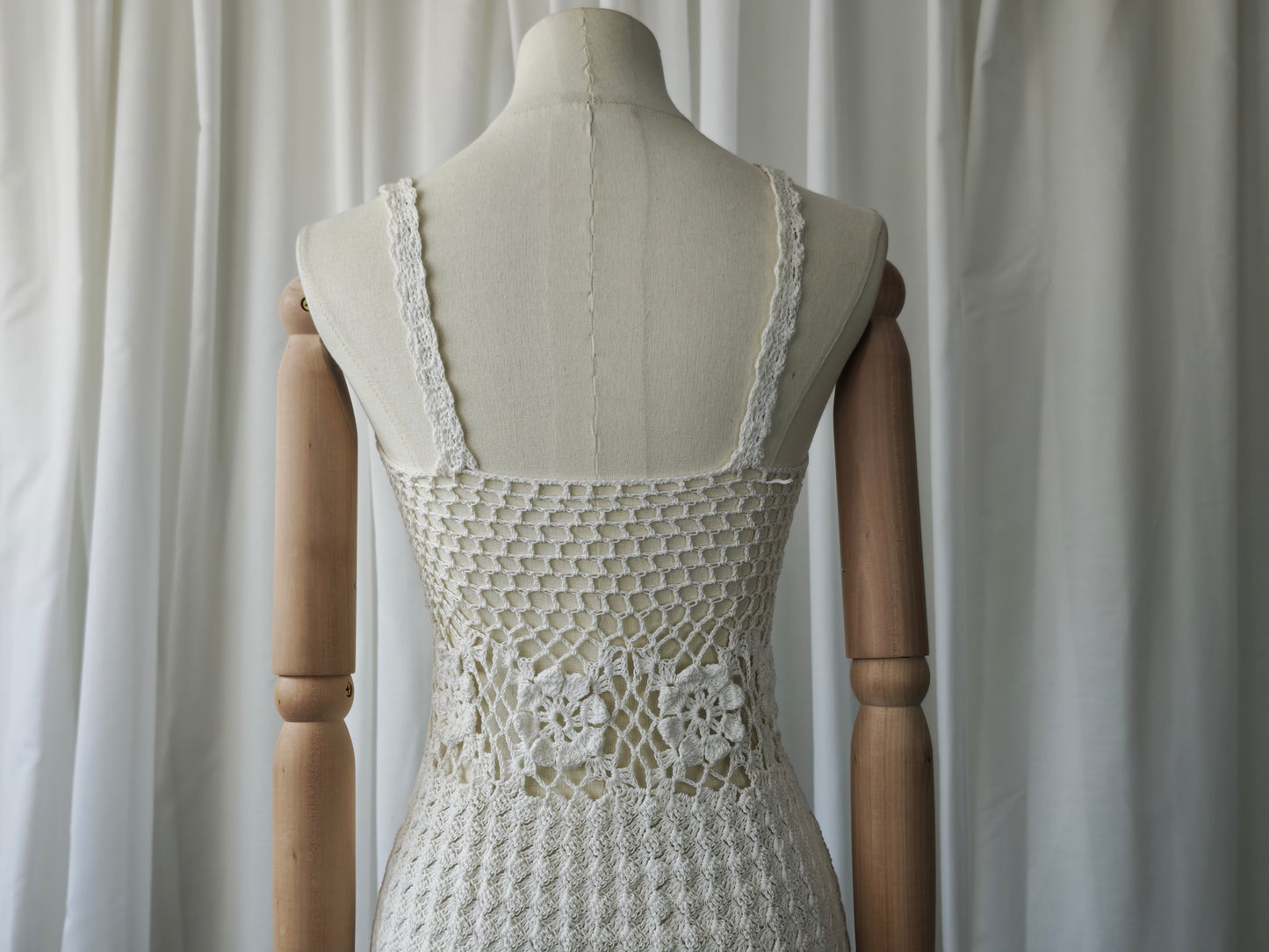 Crochet mini dress
