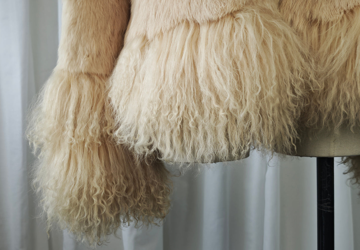 Mongolian fur jacket