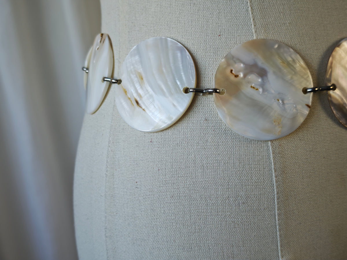 Natural shell belt