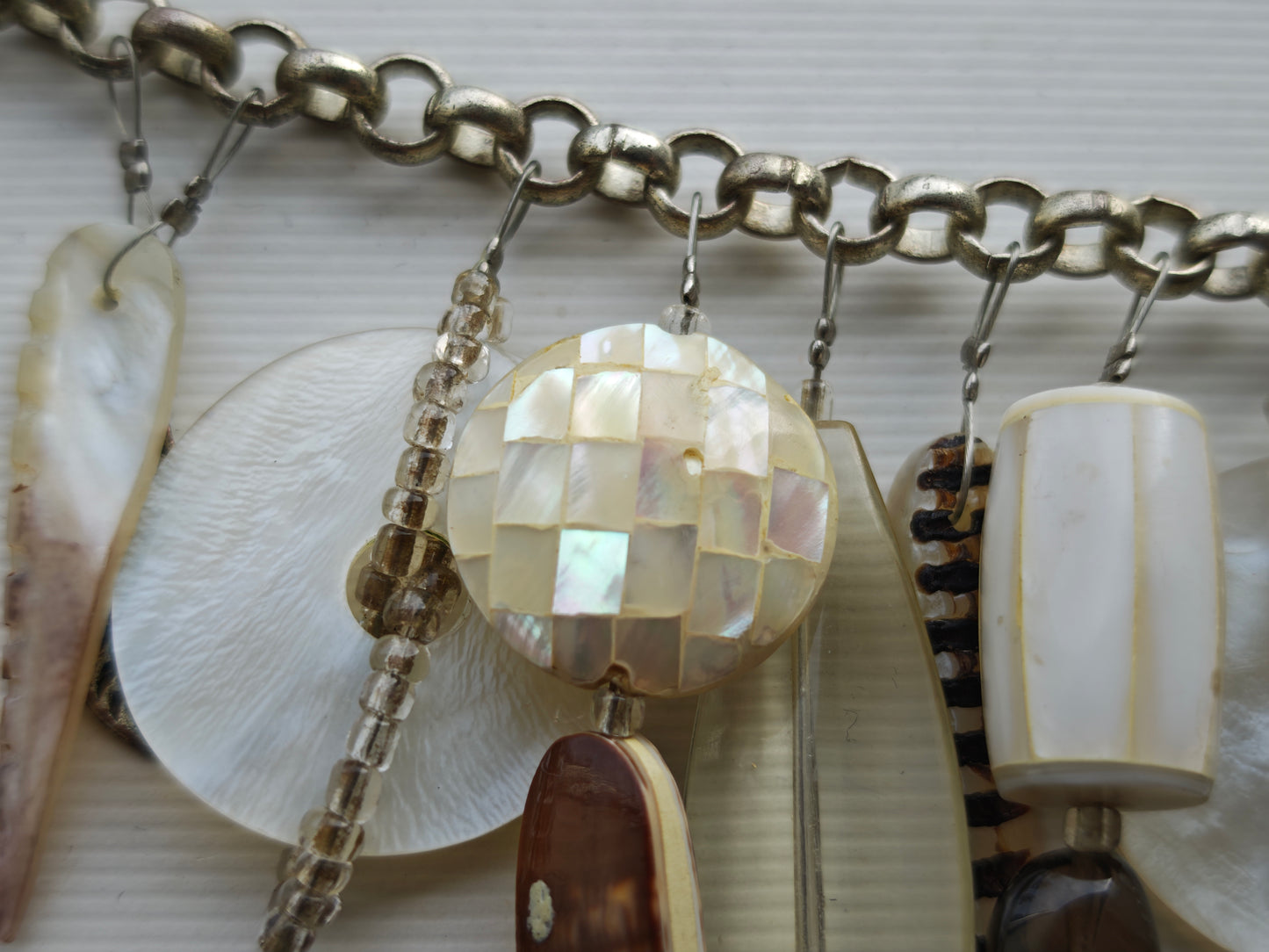 Statement bangle necklace