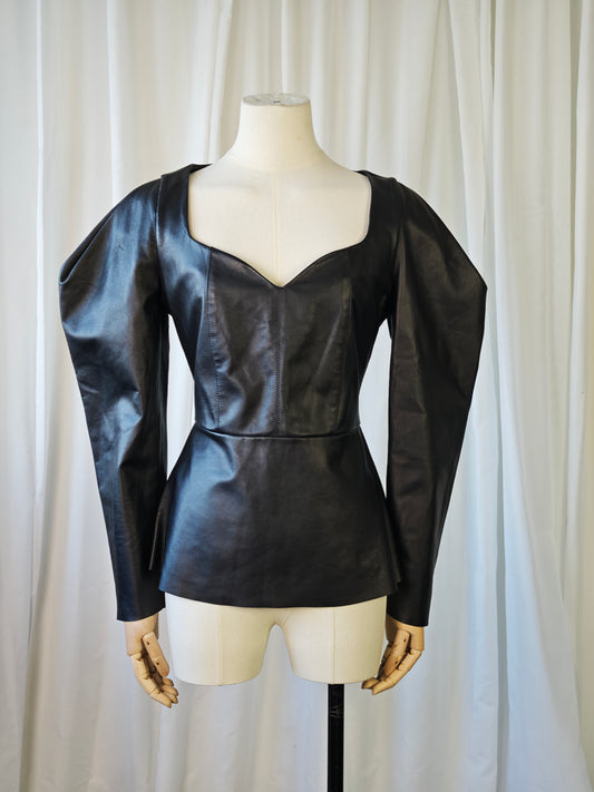 Leather top