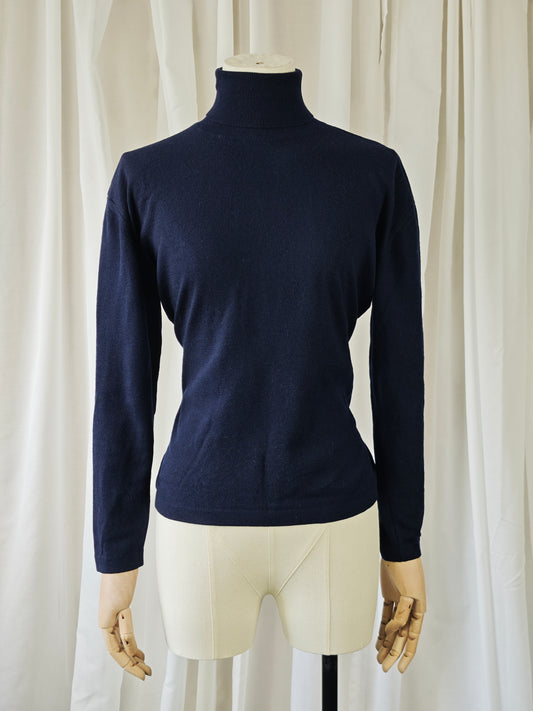 Navy wool sweater - XL