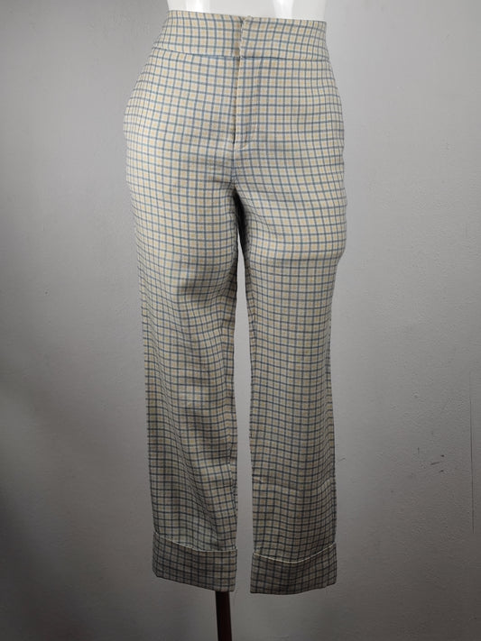 Wool & linen trousers - S