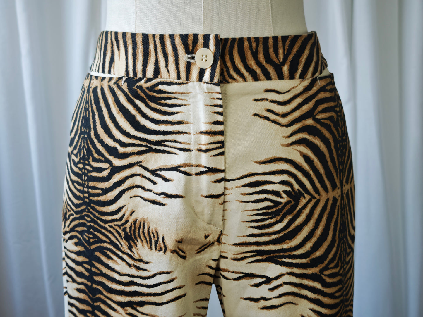 Tiger capri trousers