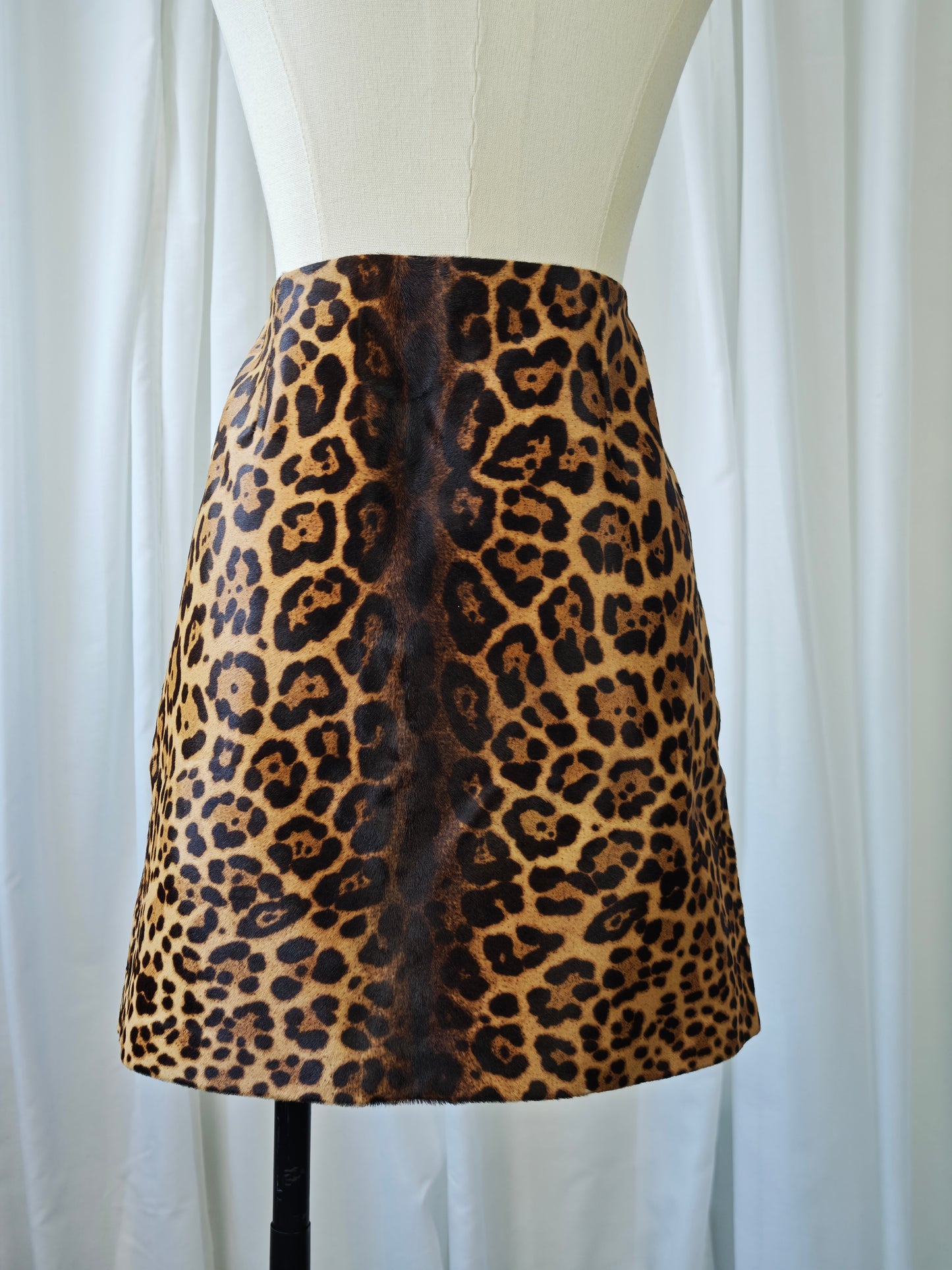 Michael Kors pony hair skirt