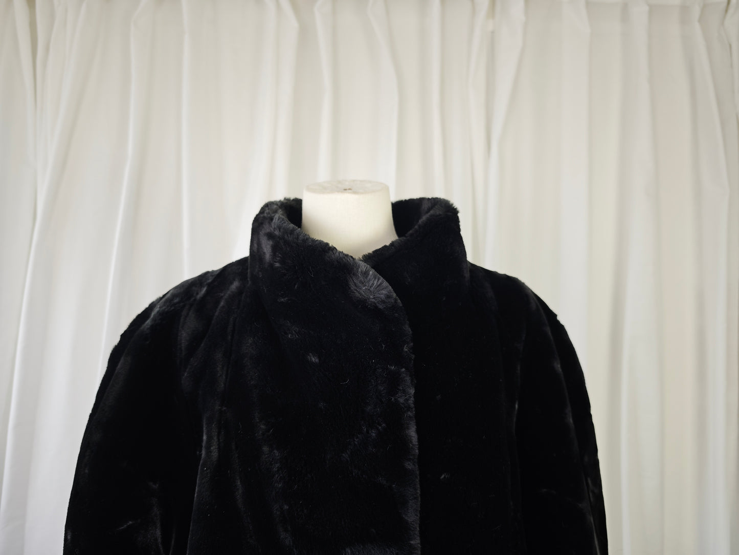 Faux fur maxi coat - XL/XXL