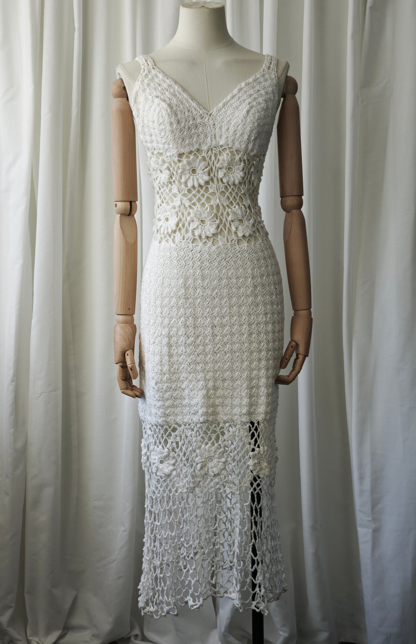 Crochet maxi dress
