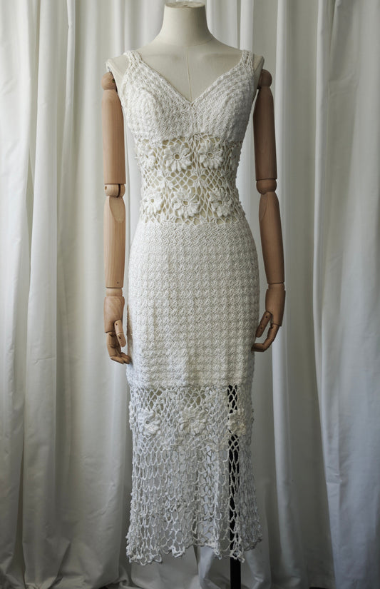 Crochet maxi dress