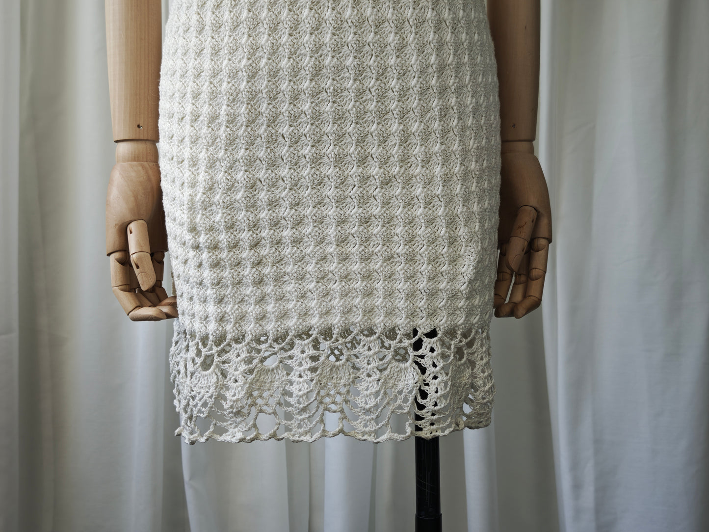 Crochet mini dress