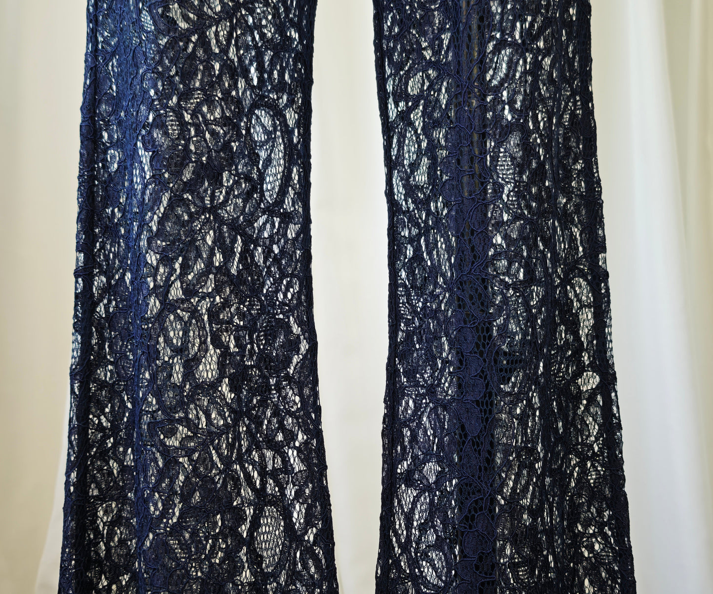 Purple lace trousers