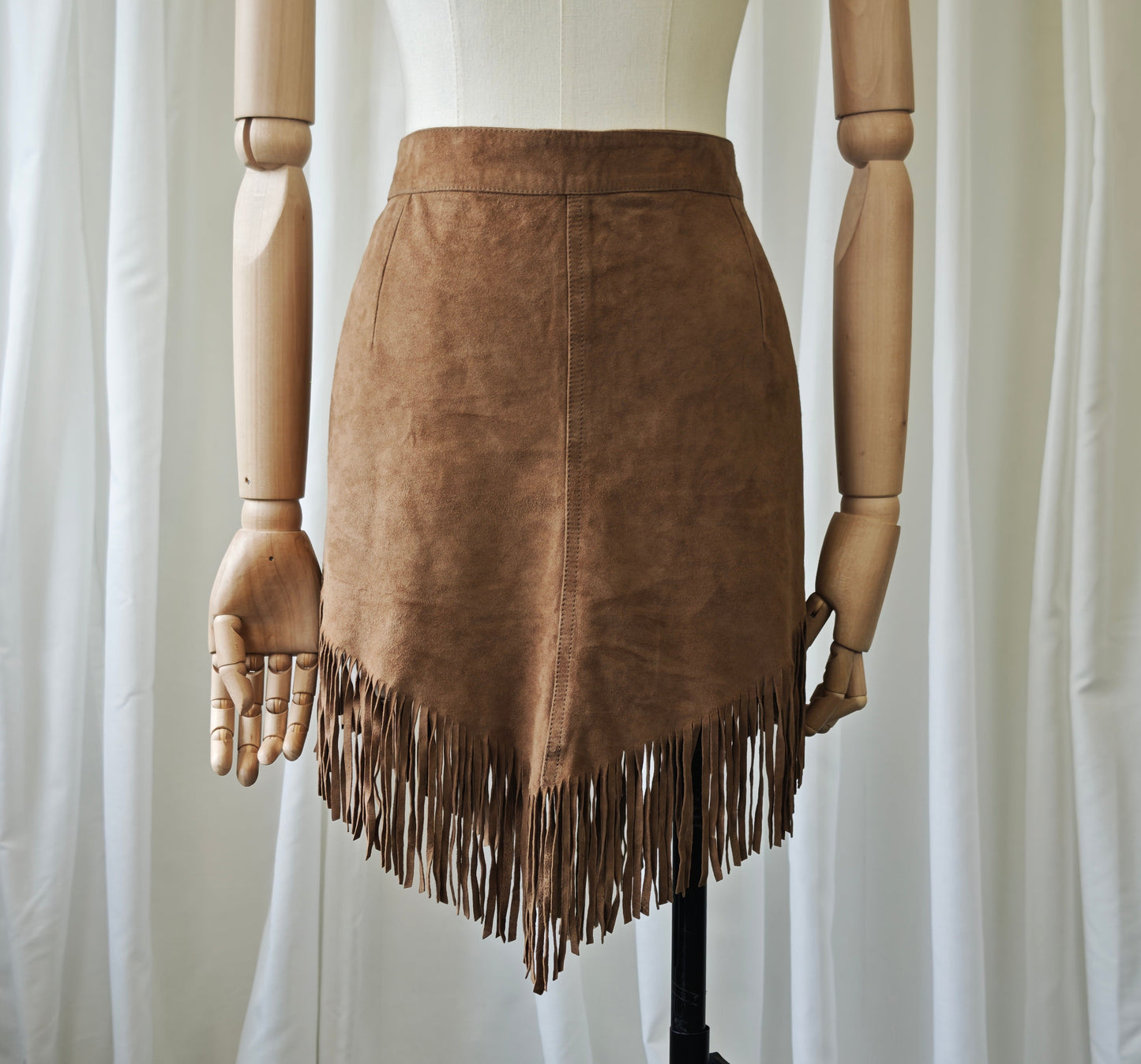 Fringe mini skirt