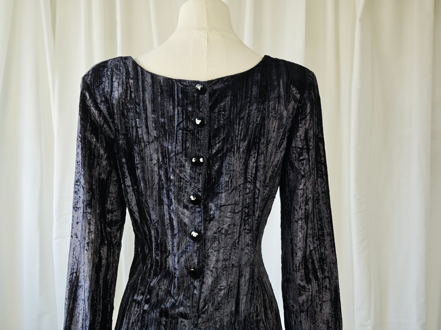 1970's velvet jumpsuit - 34/36 (petit)