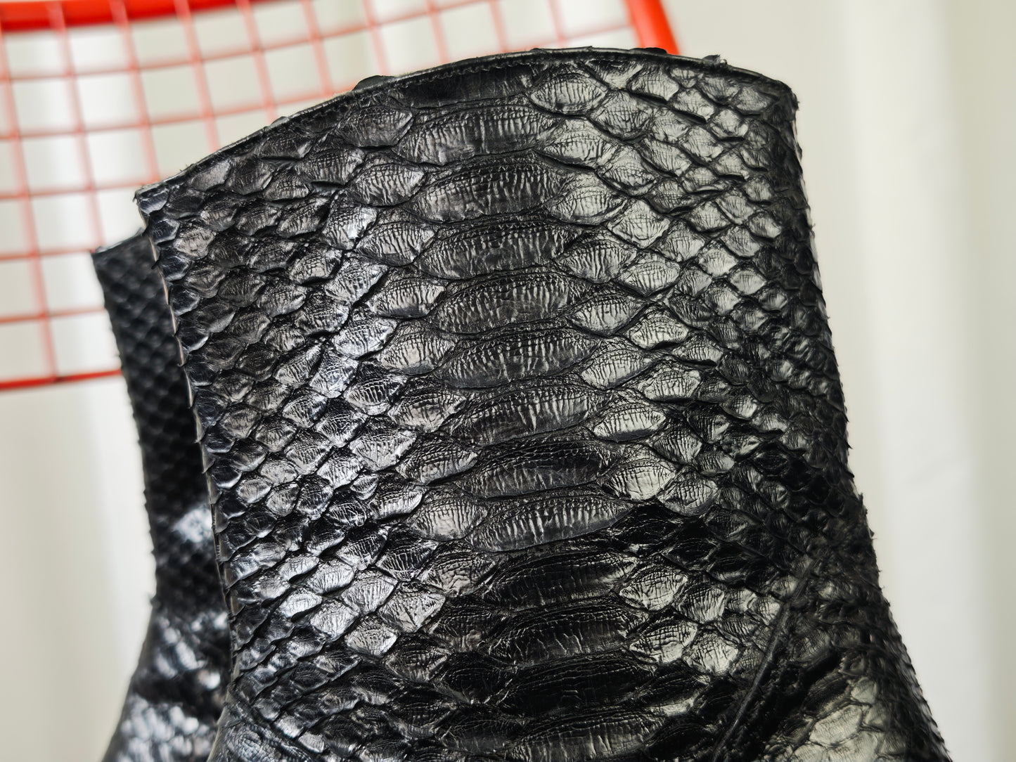 Snake skin western boots - 39 1/2
