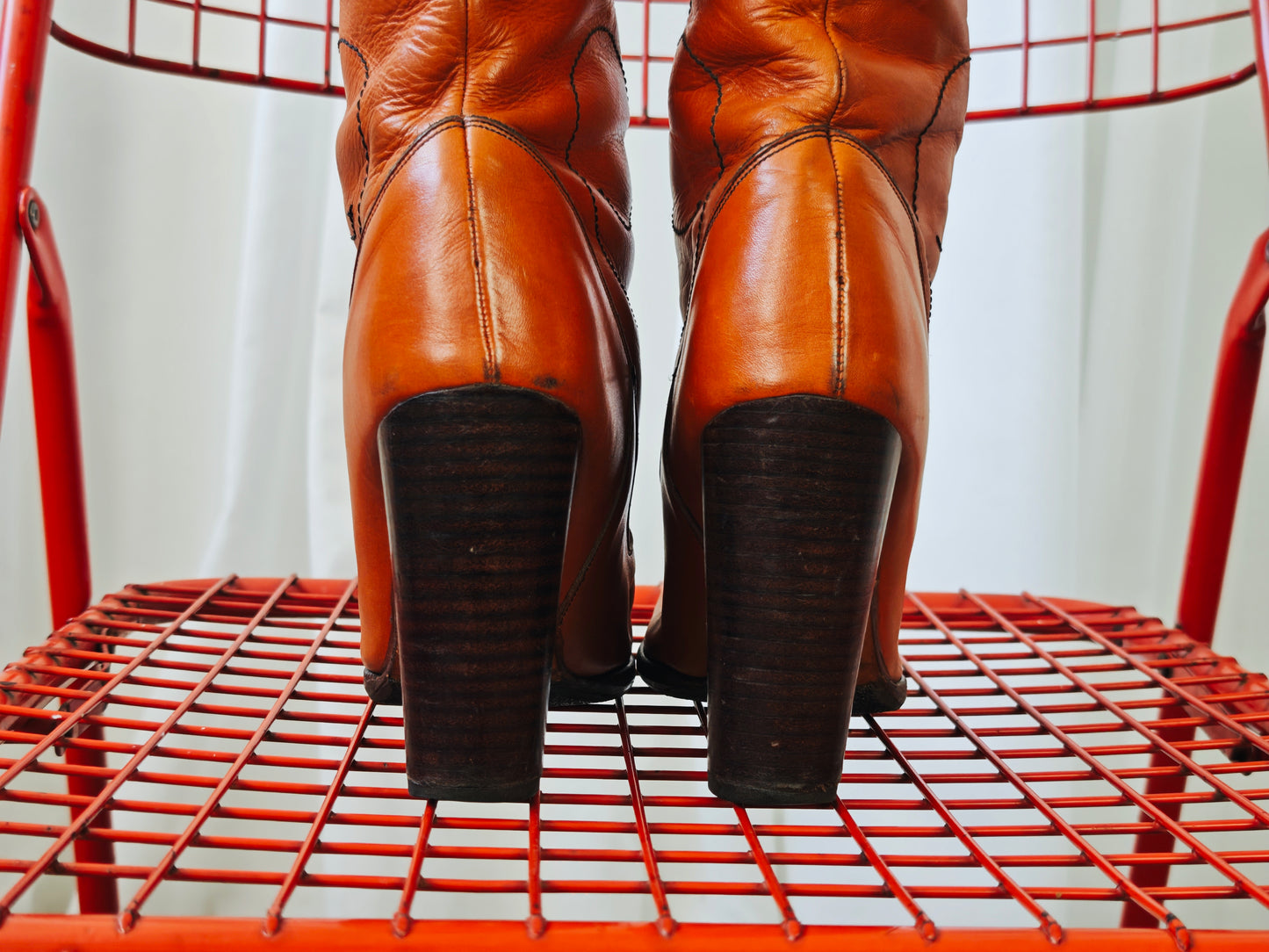 1970s western style boots - 37