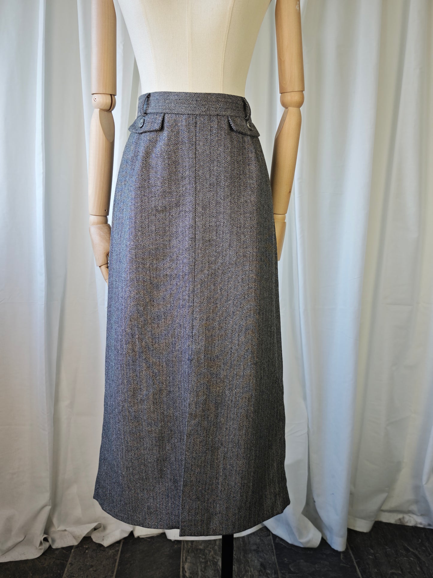 Woolmix pencil skirt - M