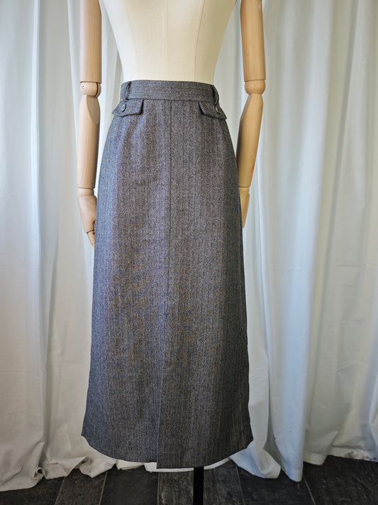 Woolmix pencil skirt - M