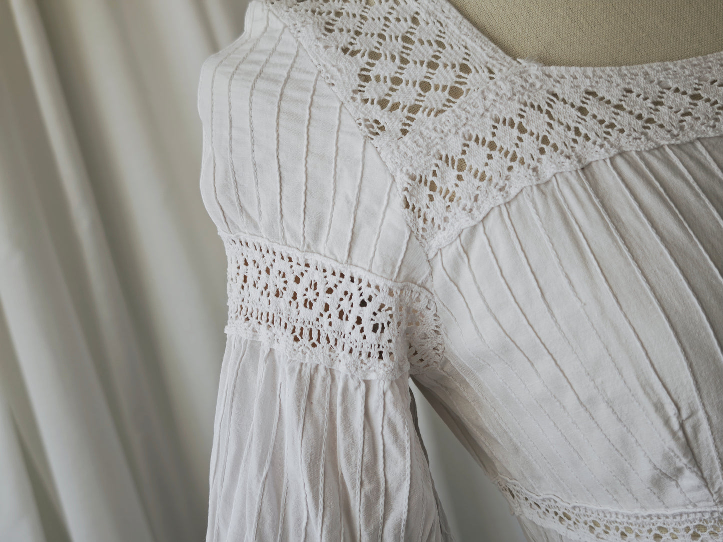 1970s mexican wedding dress