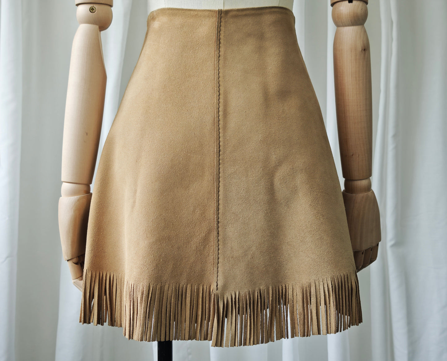 Suède fringe skirt