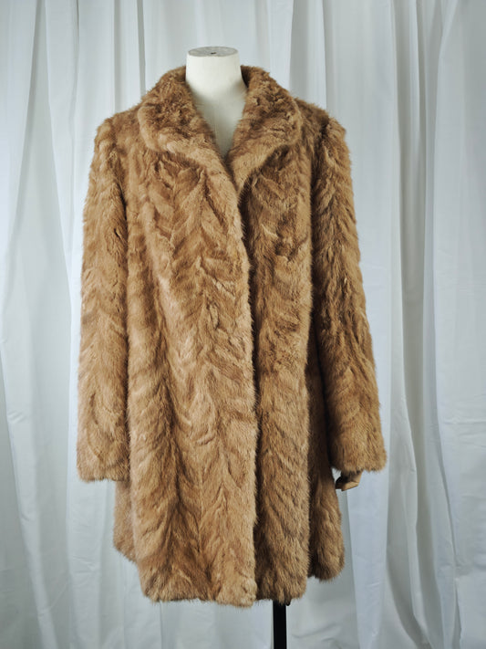 1960's fur coat - M/L