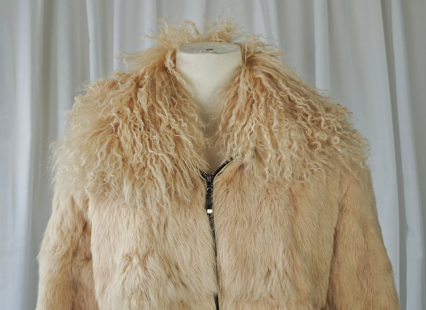 Mongolian fur jacket