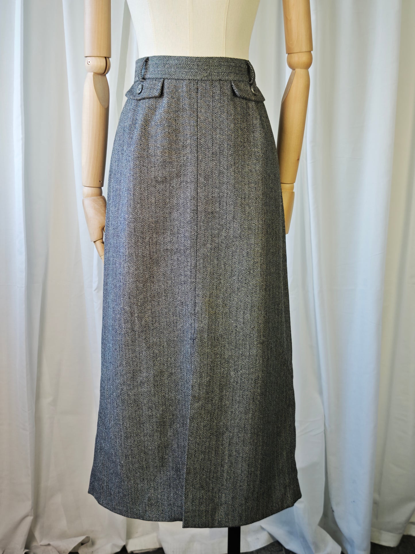 Woolmix pencil skirt - M