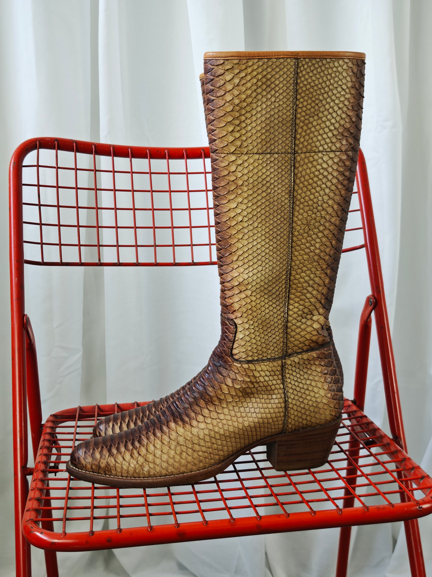 Prada python boots - 38