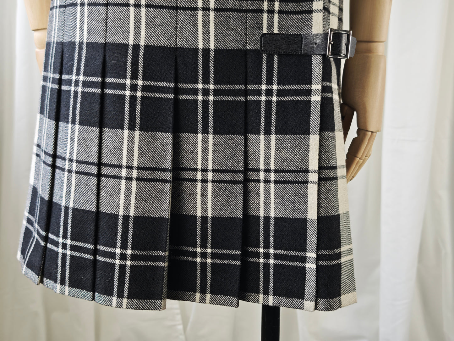 Wool tartan skirt - XL/XXL