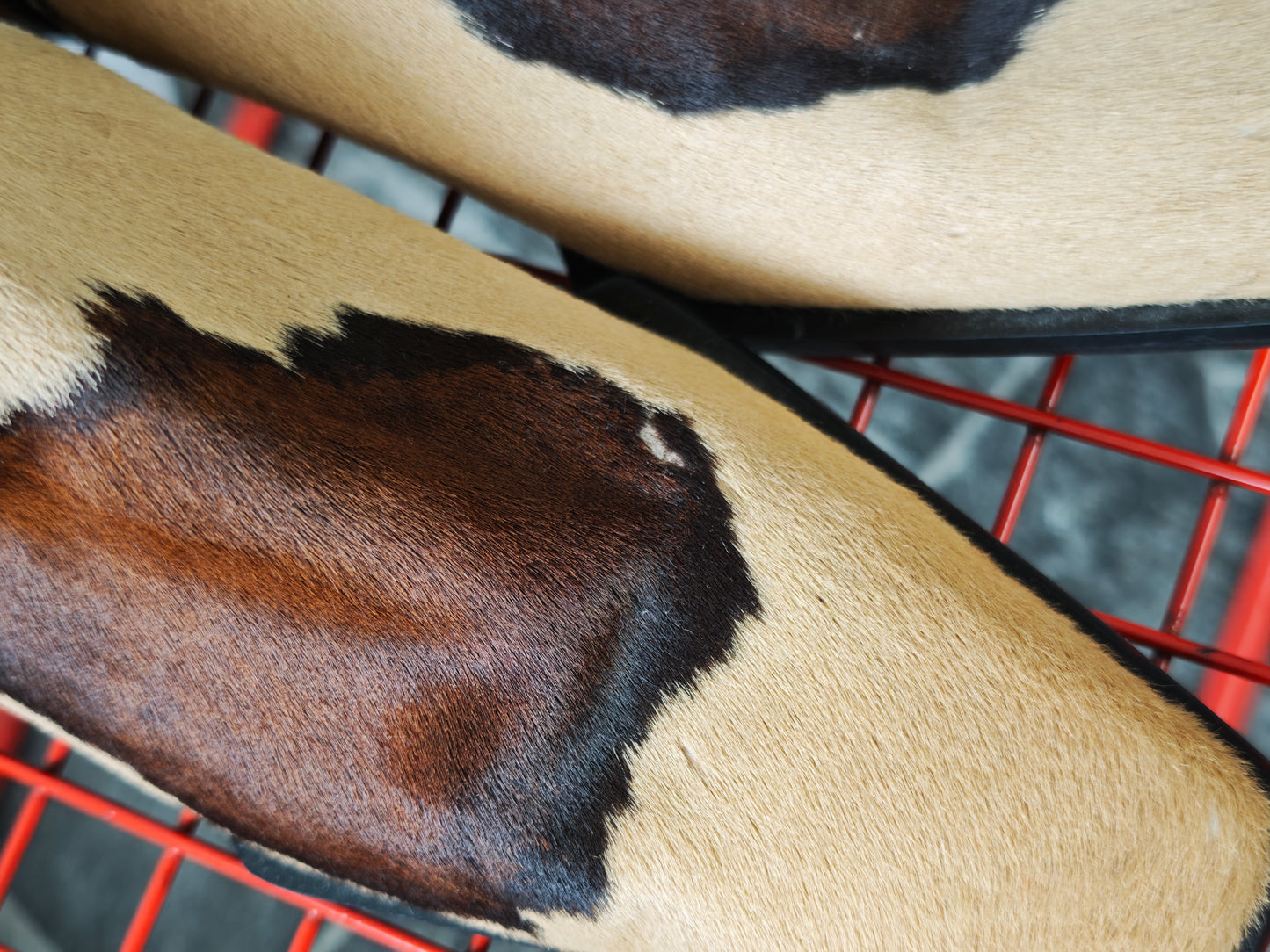 Cow print pony boots - 38