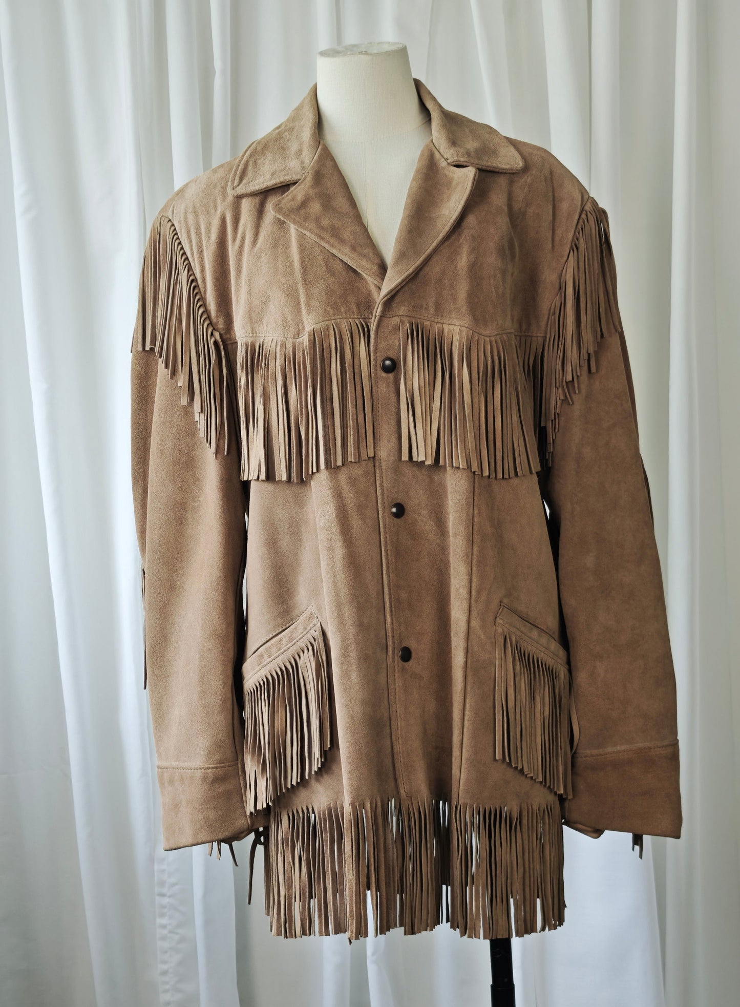 Suède fringe jacket