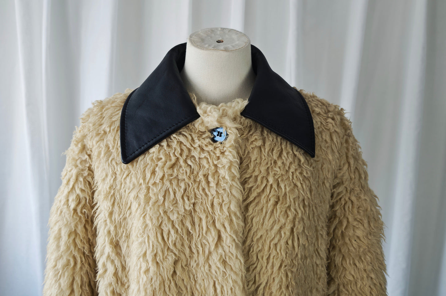 Maison Margiela faux fur coat