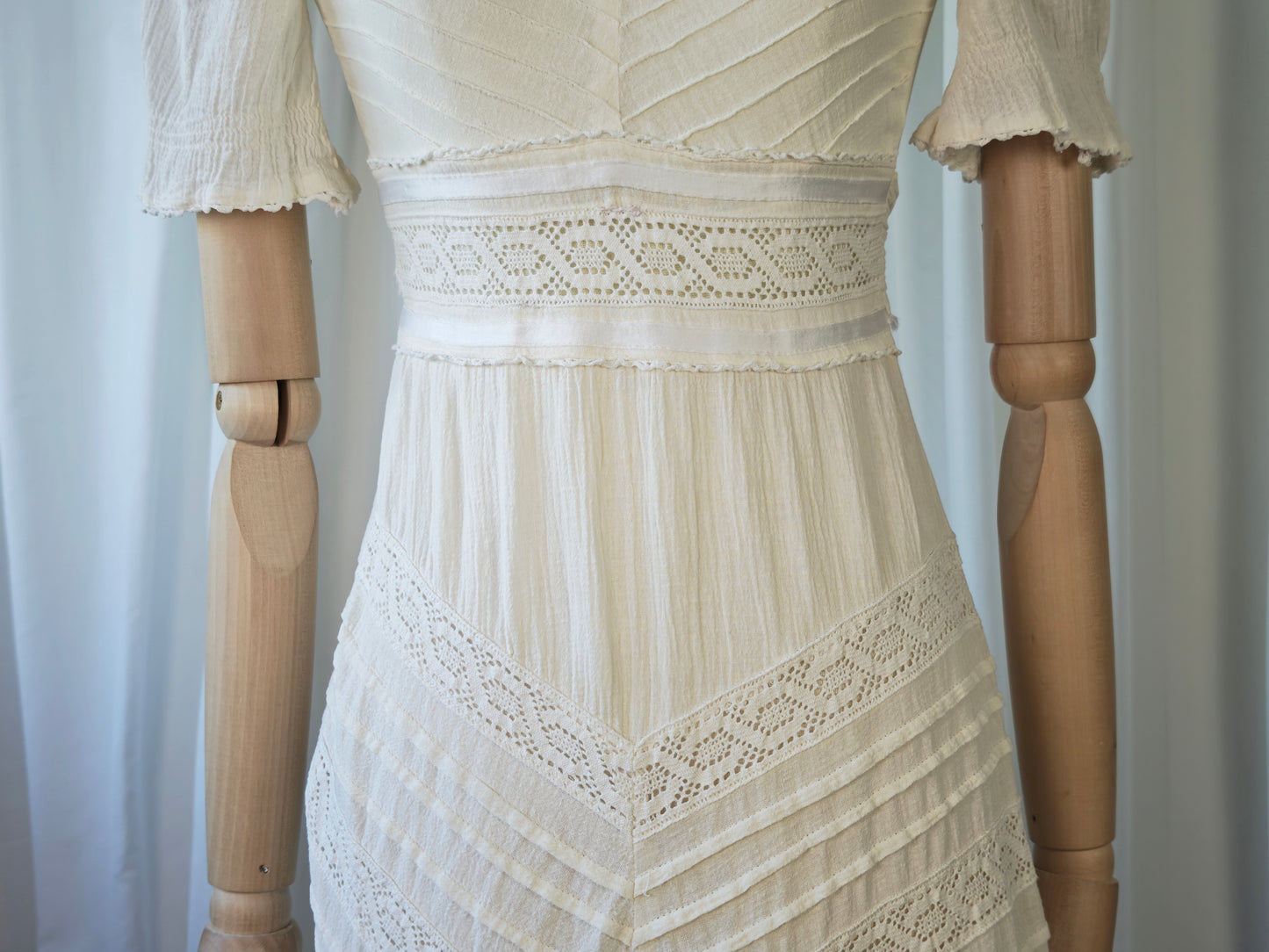1970s cotton gauze dress