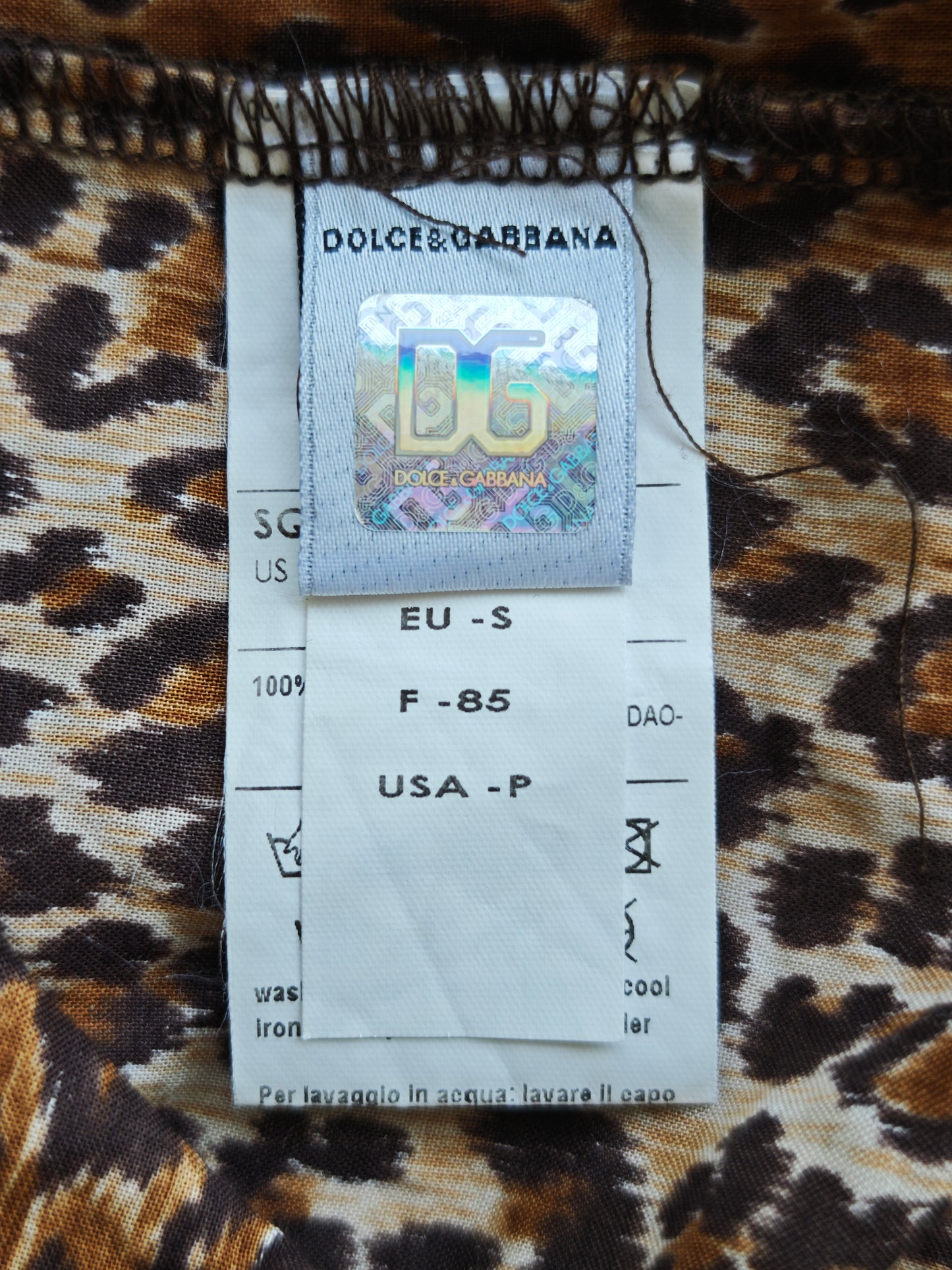 D&G leopard dress