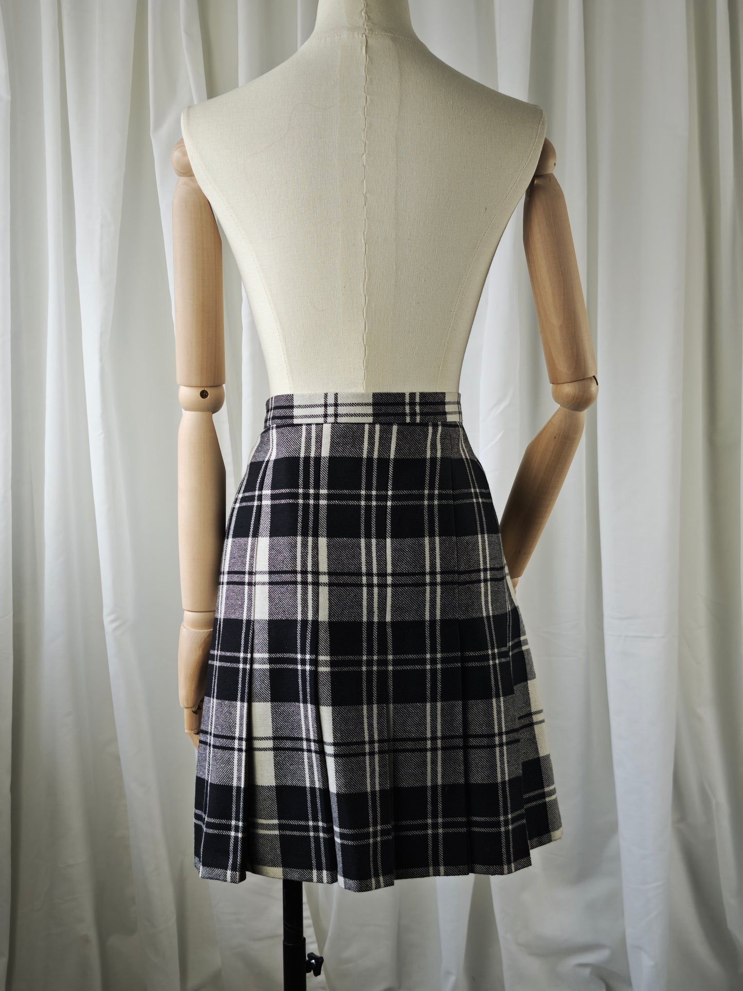 Wool tartan skirt - XL/XXL